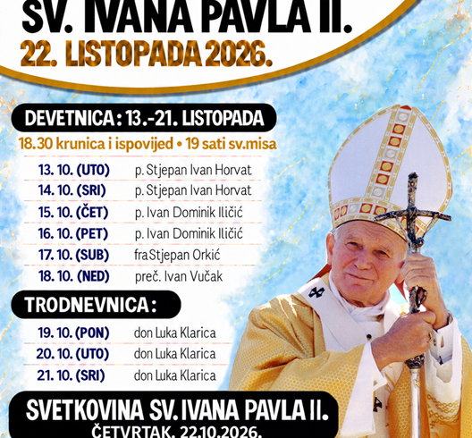 Devetnica uoči proslave župne svetkovine u Jelkovcu